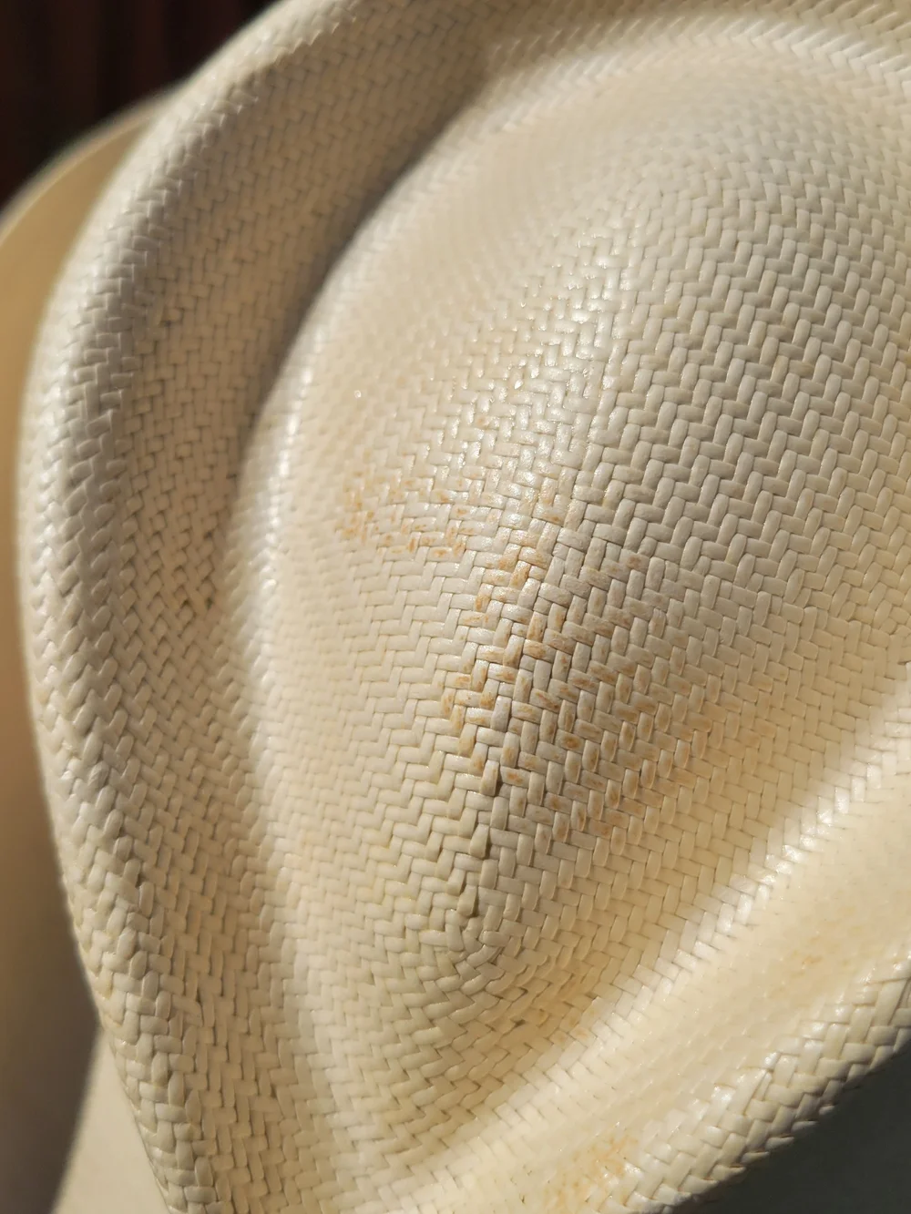 Beaver Hats 6X Shantung Straw Western Hat with Black Band - Cream 6 3/4
